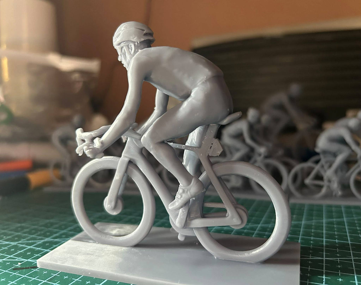 El Instinto de Ataque - Figura Ciclista en Miniatura (Impresión 3D)