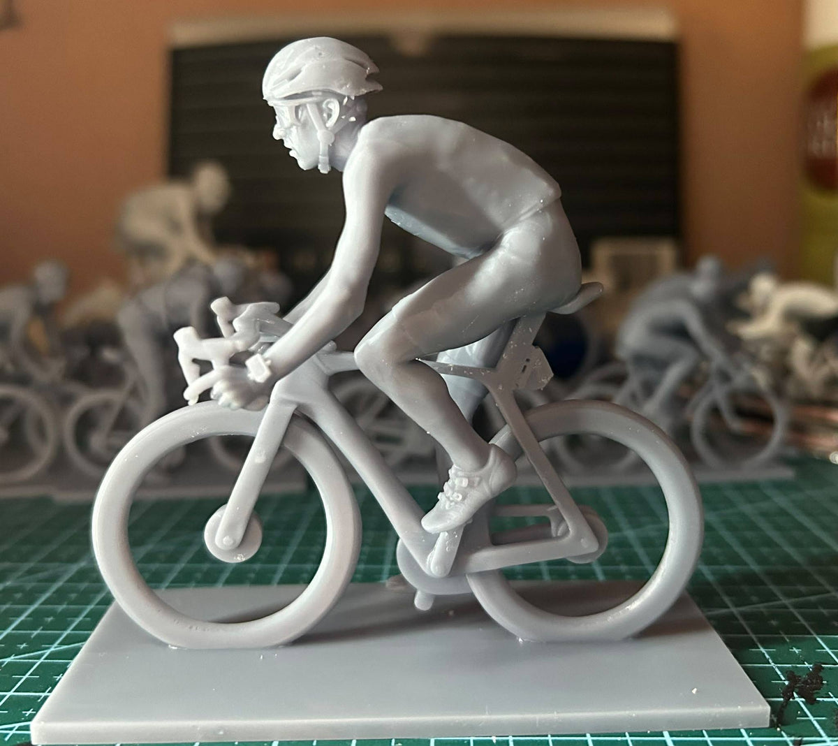 El Instinto de Ataque - Figura Ciclista en Miniatura (Impresión 3D)