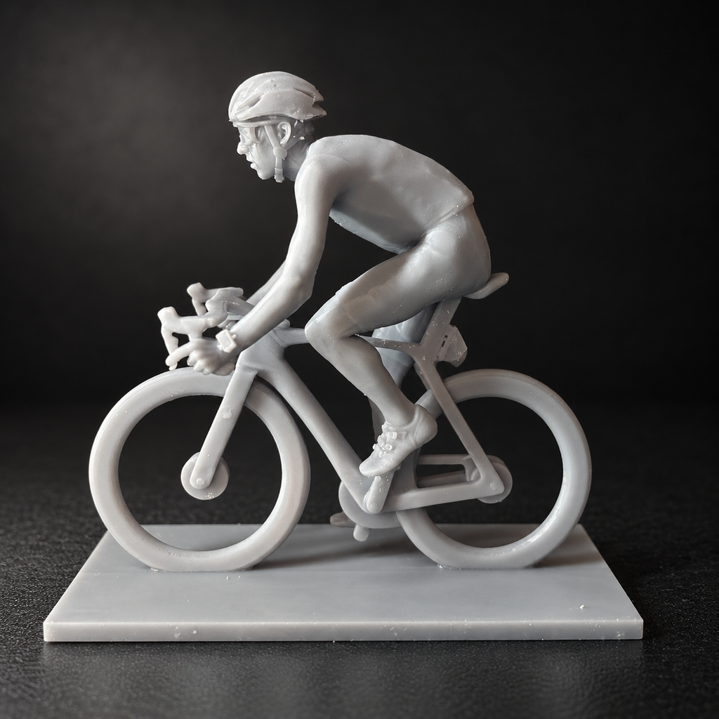 L’Instinct d’Attaque – Figurine Cycliste Miniature (Impression 3D)