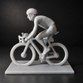 L’Instinct d’Attaque – Figurine Cycliste Miniature (Impression 3D)