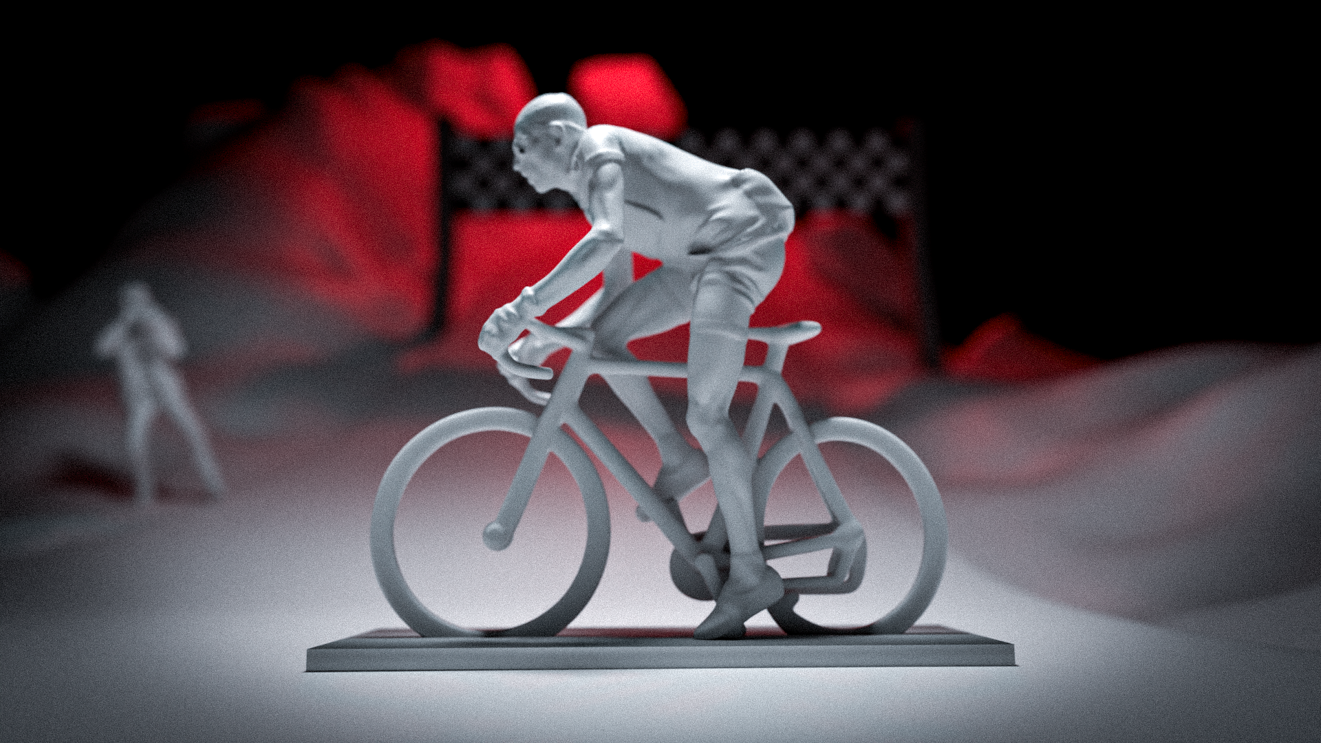 La Légende Italienne – Figurine Cycliste Miniature (Impression 3D)