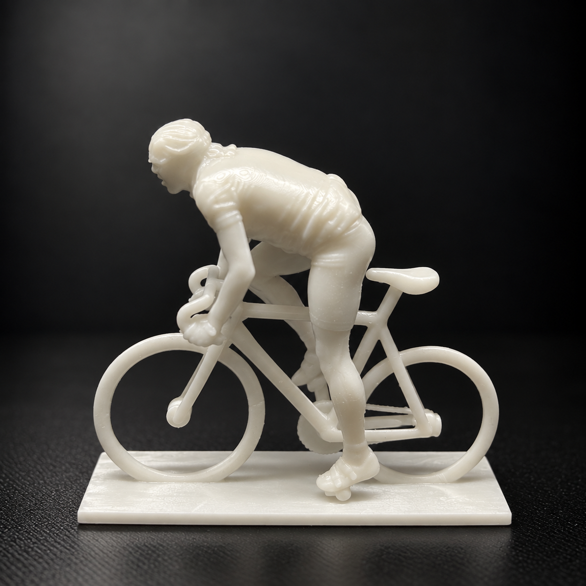 El Rubio con Gafas - Figura Ciclista en Miniatura (Impresión 3D)