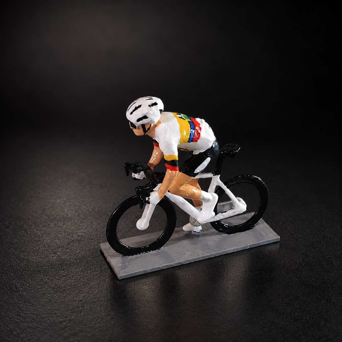 El escalador latinoamericano – Figura ciclista en miniatura (impresión 3D)