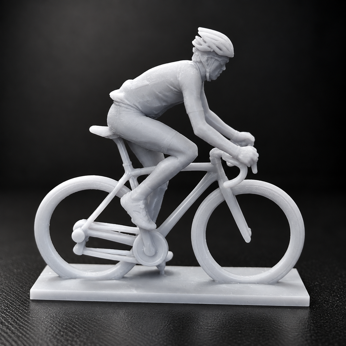 El Pistola Madrileño – Figura Ciclista en Miniatura (Impresión 3D en Resina)