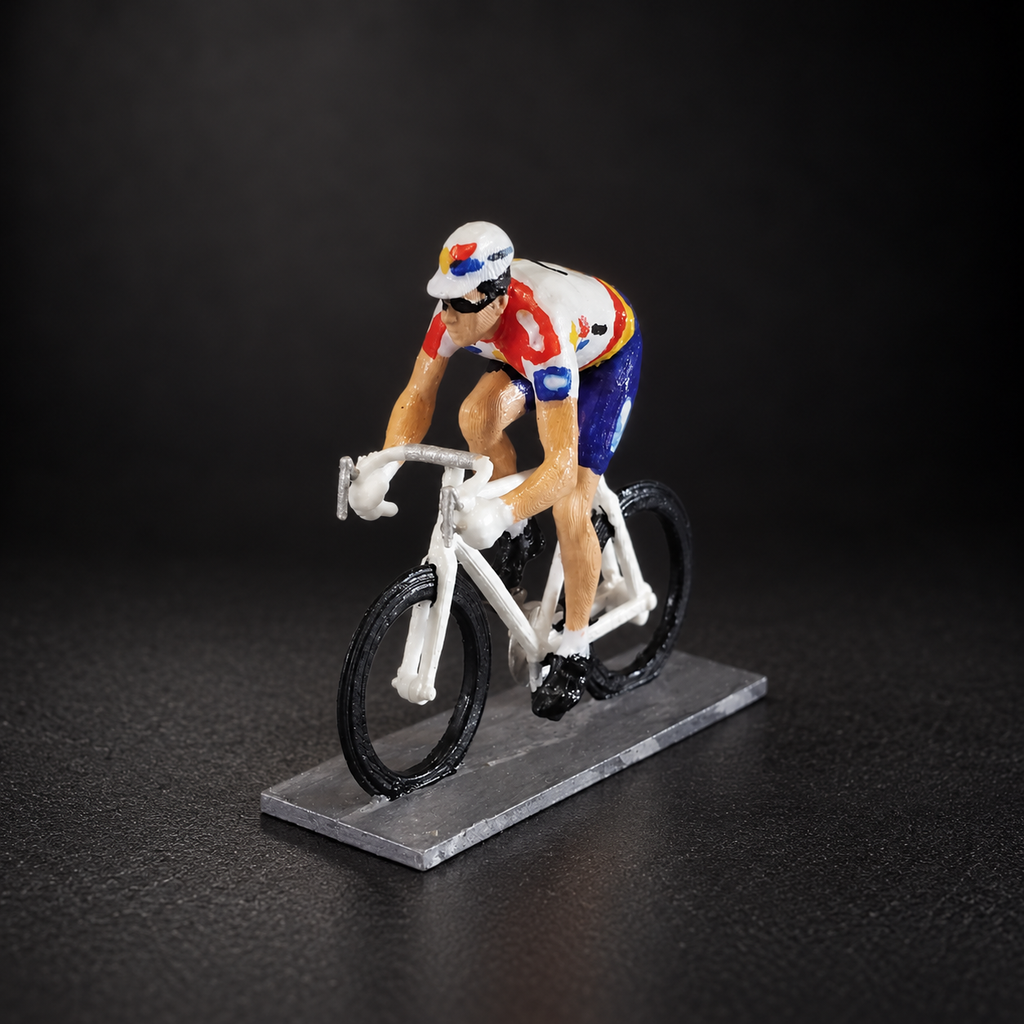 Le Roi De Navarre – Figurine Cycliste Miniature (Impression 3D Résine)