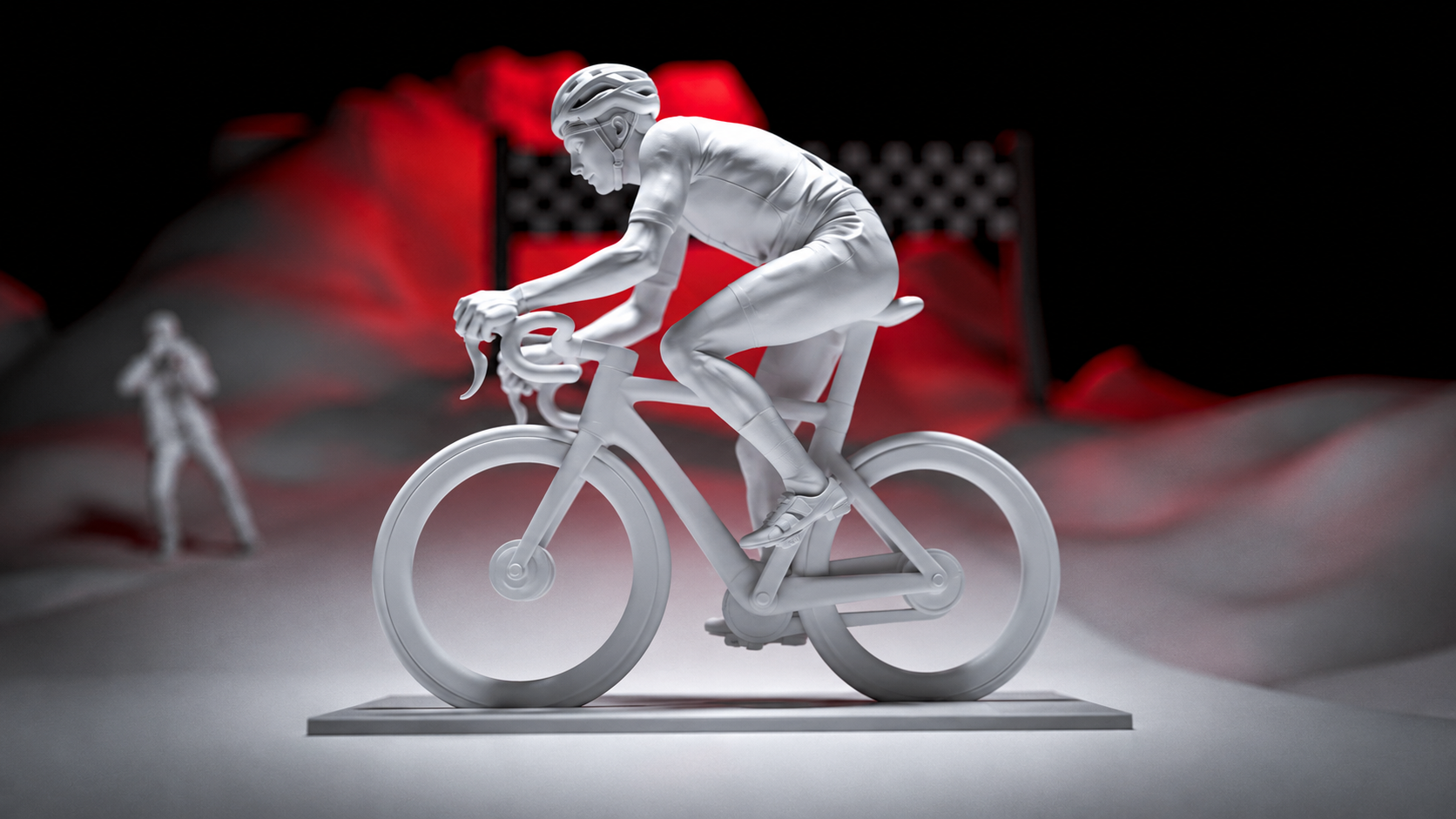 Le Condor – Figurine Cycliste Miniature (Impression 3D)