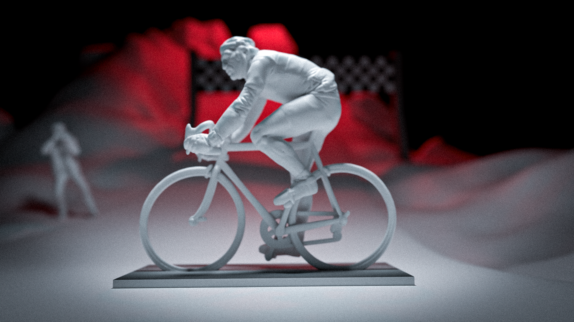 Le Cannibale Original – Figurine Cycliste Miniature (Impression 3D)